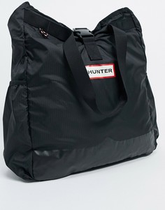 Черная складывающаяся сумка-тоут из ткани рипстоп Hunter Original-Черный