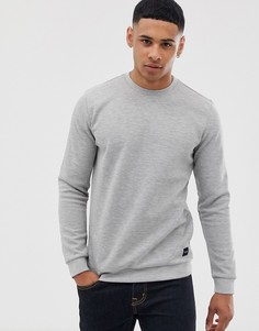 Джемпер с круглым вырезом Only & Sons-Серый