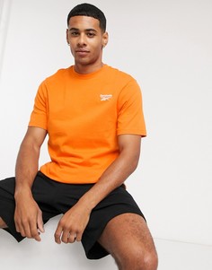 Оранжевая футболка с логотипом Reebok Classics-Оранжевый