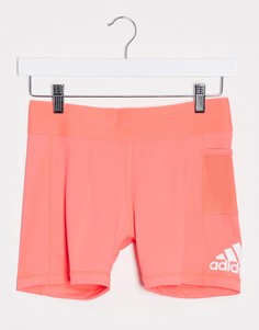 Короткие розовые шорты adidas Training-Розовый