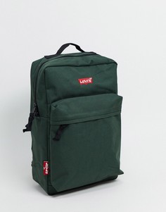 Зеленый рюкзак с логотипом Levis