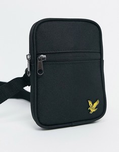 Черная небольшая сумка через плечо Lyle and Scott-Черный