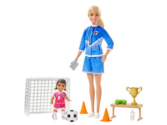 Кукла Mattel Barbie Футбольный тренер GLM47