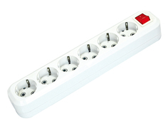 Сетевой фильтр 5bites 6 Sockets 1.8m White SP6W-318