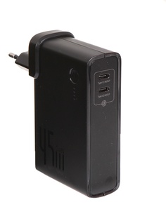 Внешний аккумулятор Baseus Power Station GaN C+C 10000mAh 45W EU Black PPNLD-F01