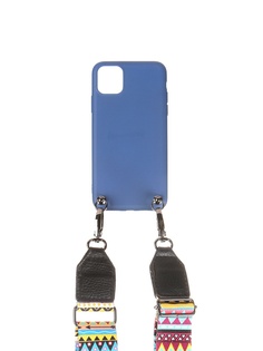 Чехол Ally для APPLE iPhone 11 Pro Max А4 Soft Touch с ремешком Blue A4-01108