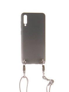 Чехол Ally для Samsung A705 Galaxy A70 А1 Soft Touch с ремешком Black A1-01114