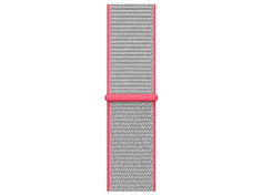 Аксессуар Ремешок Krutoff Nylon для Apple Watch 42 38/40mm Gray-Pink 03357
