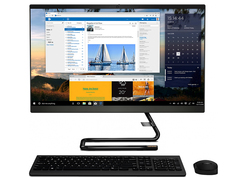 Моноблок Lenovo IdeaCentre A340-24IWL Black F0E800E1RK (Intel Core i3-10110U 2.1 GHz/8192Mb/1000Gb + 128Gb SSD/DVD-RW/AMD Radeon 530 2048Mb/Wi-Fi/Bluetooth/Cam/23.8/1920x1080/DOS)