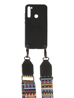 Чехол Ally для Xiaomi Redmi Note 8 А4 Soft Touch с ремешком Black A4-01134