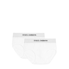 Комплект из двух хлопковых трусов Dolce & Gabbana