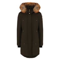 Пуховик с меховой отделкой Moose Knuckles