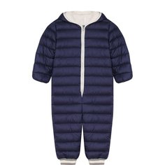 Пуховый комбинезон с капюшоном Moncler Enfant