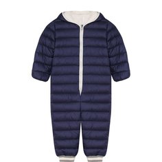 Пуховый комбинезон с капюшоном Moncler Enfant