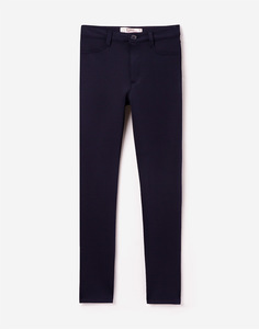 Темно-синие классические брюки для девочки Gloria Jeans