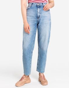Зауженные джинсы Slim Tapered с высокой талией Gloria Jeans