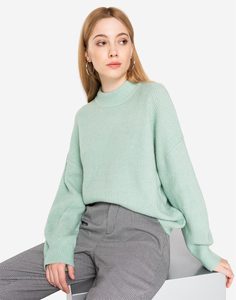 Зелёный свитер oversize Gloria Jeans