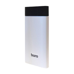 Внешний аккумулятор (Power Bank) Buro RLP-12000-W, 12000мAч, белый