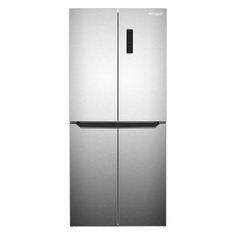 Холодильник WEISSGAUFF WCD 337 NFX, двухкамерный, нержавеющая сталь