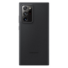 Чехол (клип-кейс) SAMSUNG Leather Cover, для Samsung Galaxy Note 20 Ultra, черный [ef-vn985lbegru]