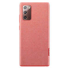 Чехол (клип-кейс) Samsung Kvadrat Cover, для Samsung Galaxy Note 20, красный [ef-xn980fregru]