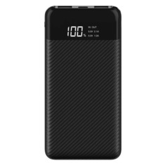 Внешний аккумулятор (Power Bank) INTERSTEP PB10DPD, 10000мAч, черный [73607]