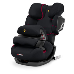 Автокресла Автокресло детское CYBEX Pallas 2-Fix, 1/2/3, от 9 мес до 12 лет, черный/красный