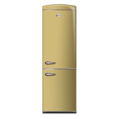 Холодильник ASCOLI ARDRFY 375 WE, двухкамерный, бежевый