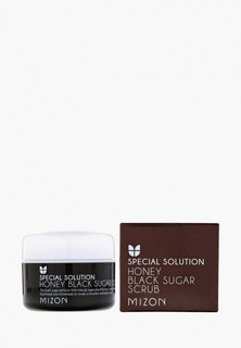 Скраб для лица Mizon HONEY BLACK SUGAR с черным сахаром, 80 мл