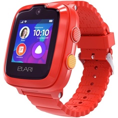 Детские умные часы Elari KidPhone 4G с Алисой, Red