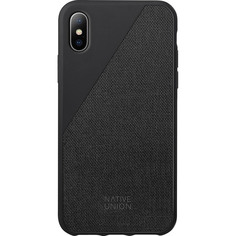 Чехол для смартфона Native Union CLIC Canvas CCAV-BLK-CV-NP17, черный