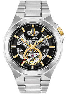 Японские наручные мужские часы Bulova 98A224. Коллекция Maquina