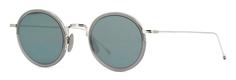 Солнцезащитные очки Thom Browne TBS 906-46-03 Satin Crystal Grey-Silver w/Dark Grey-Silver Flash Mirror-AR