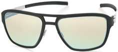 Солнцезащитные очки Ic Berlin IB Wipeout Chrome Dark Green Silver Mirrored