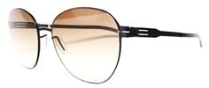 Солнцезащитные очки Ic Berlin IB Judith W Black Obsidian BrownSand Freitag