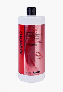 Шампунь Brelil Professional Numero для защиты цвета с эктрактом граната, для окрашенных и мелированных волос, 1000 мл