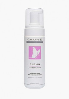 Пенка для умывания Collagene 3D Medical для всех типов кожи PURE SKIN, 160 мл