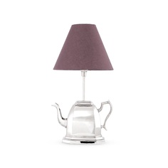 Лампа настольная teapot (desondo) серебристый 26x49x25 см.