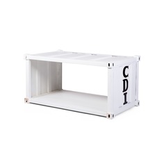 Журнальный стол industrial (desondo) белый 100x50x60 см.