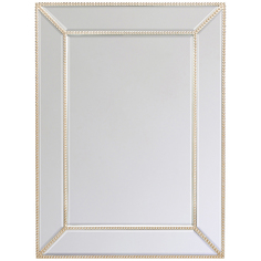 Настенное зеркало «плаза» (object desire) серебристый 86x116 см.