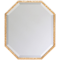 Настенное зеркало «люмьер» (object desire) золотой 46x54 см.