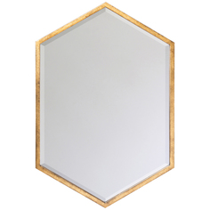 Настенное зеркало «ника» (object desire) золотой 60x90 см.