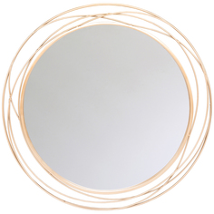 Настенное зеркало «гелиос голд» (object desire) золотой 90x90x3 см.