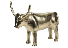Статуэтка бык (garda decor) золотой 22x17x12 см.