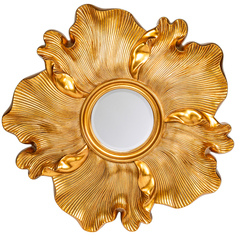 Настенное зеркало «виола голд» (object desire) золотой 119x119x7 см.