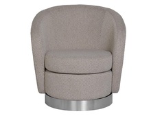 Кресло вращающееся (garda decor) серый 73x78x72 см.