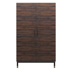 Гардероб benissa (mod interiors) коричневый 120x200x61 см.