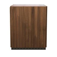 Приставной столик menorca (mod interiors) коричневый 40x48x40 см.