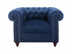 Кресло chester classic (ogogo) синий 107x75x80 см.