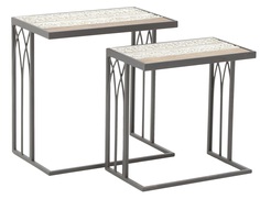 Набор столиков marcelino (to4rooms) мультиколор 60.0x60.0x38.0 см.